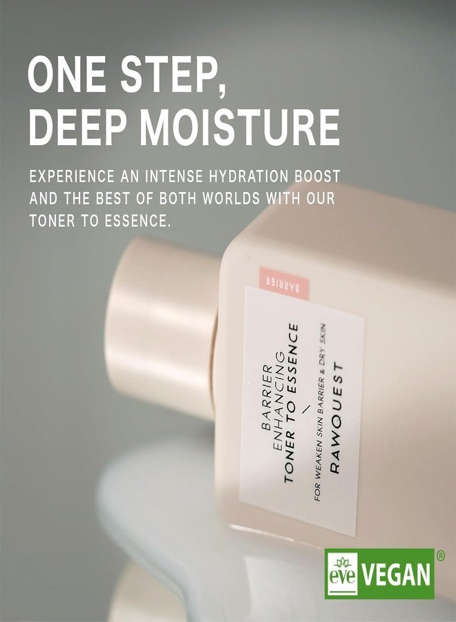Rawquest [2 Pack] Barrier Enhancing Toner to Essence (200 + 50ml), Deeply Moisturizing, Soothing with Panthenol, Ceramide-NP, Triple Hyaluronic Acid | Hypoallergenic Skincare for Sensitive & Dry Skin - Image 2